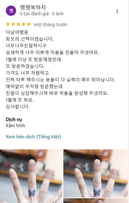 Đánh giá của khách hàng