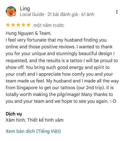 Đánh giá của khách hàng